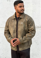 China imported leather Jacket