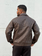 China imported leather Jacket