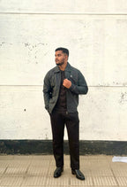 China imported lather Jacket