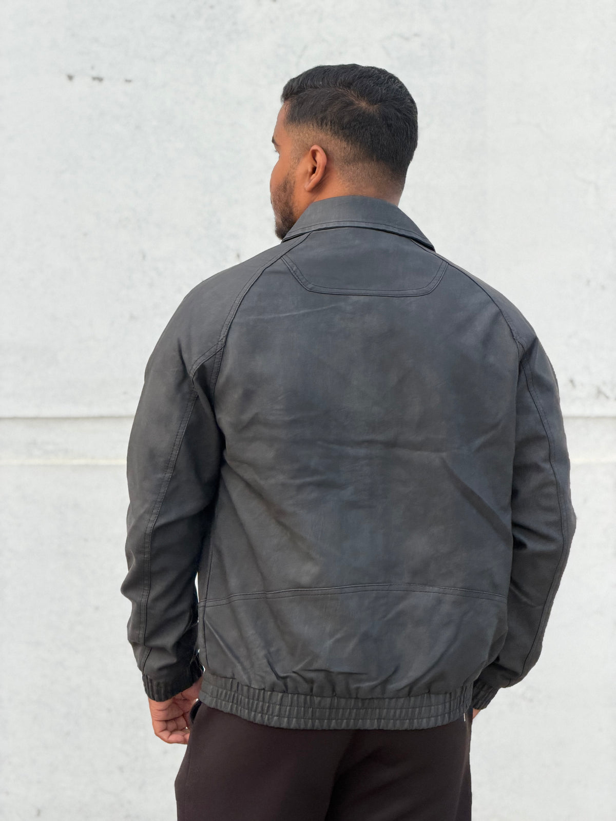 China imported lather Jacket