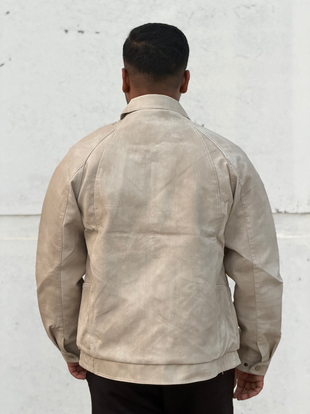 China imported leather Jacket