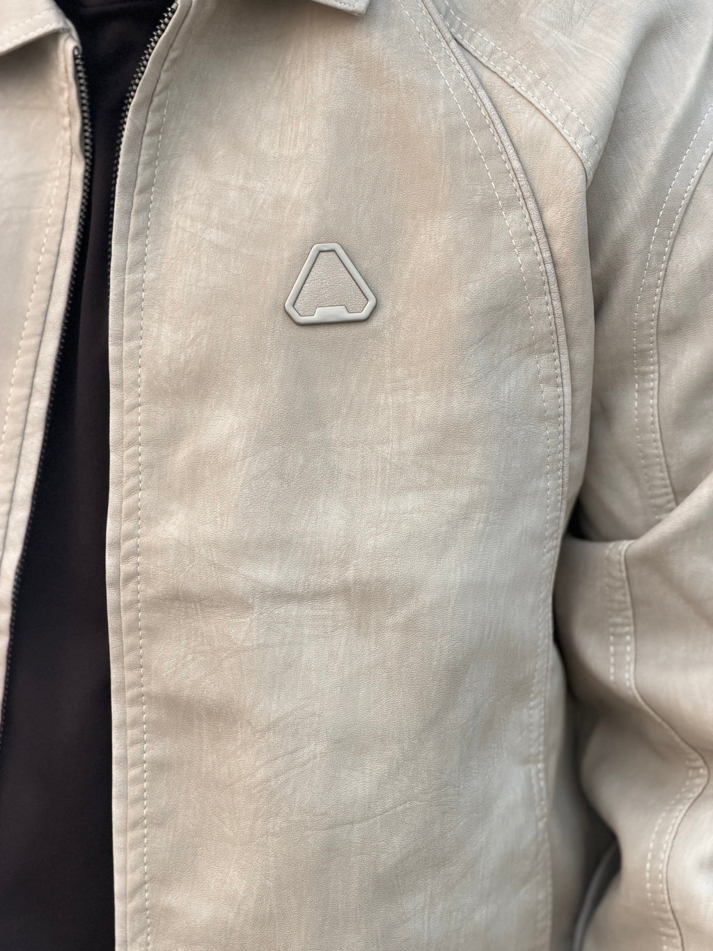 China imported leather Jacket