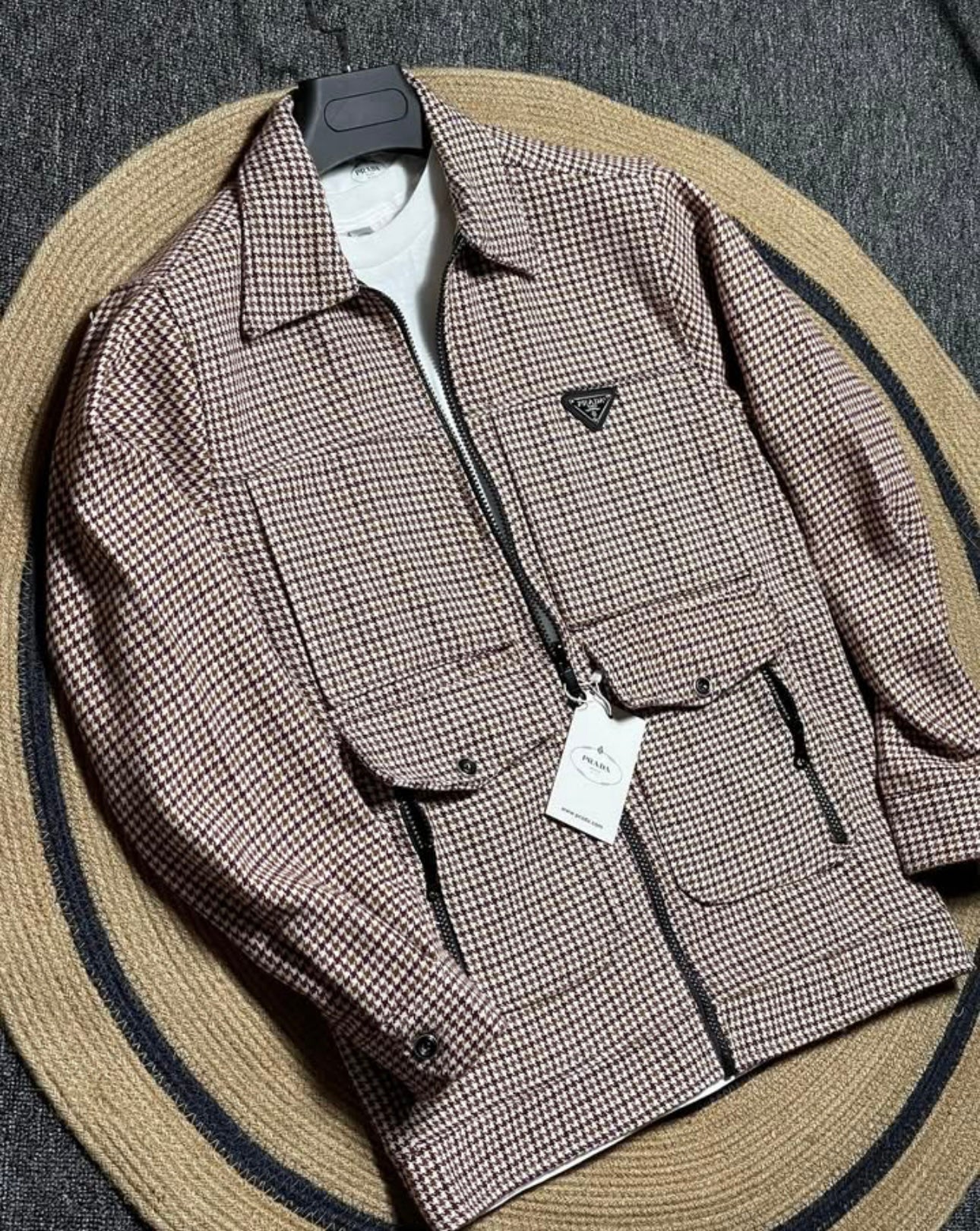 Prada Corduroy Blouson Jacket