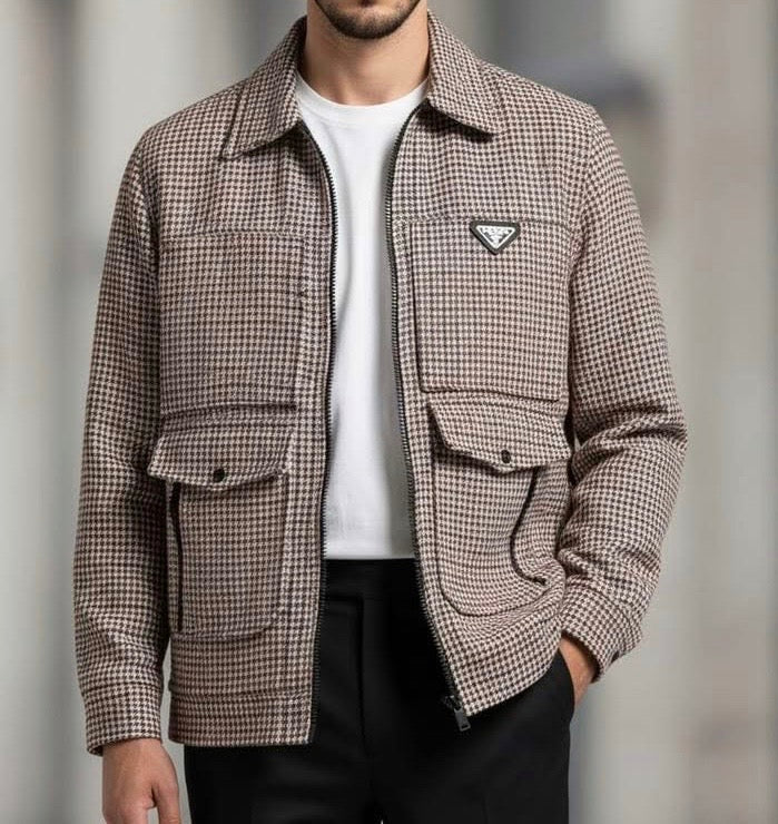 Prada Corduroy Blouson Jacket