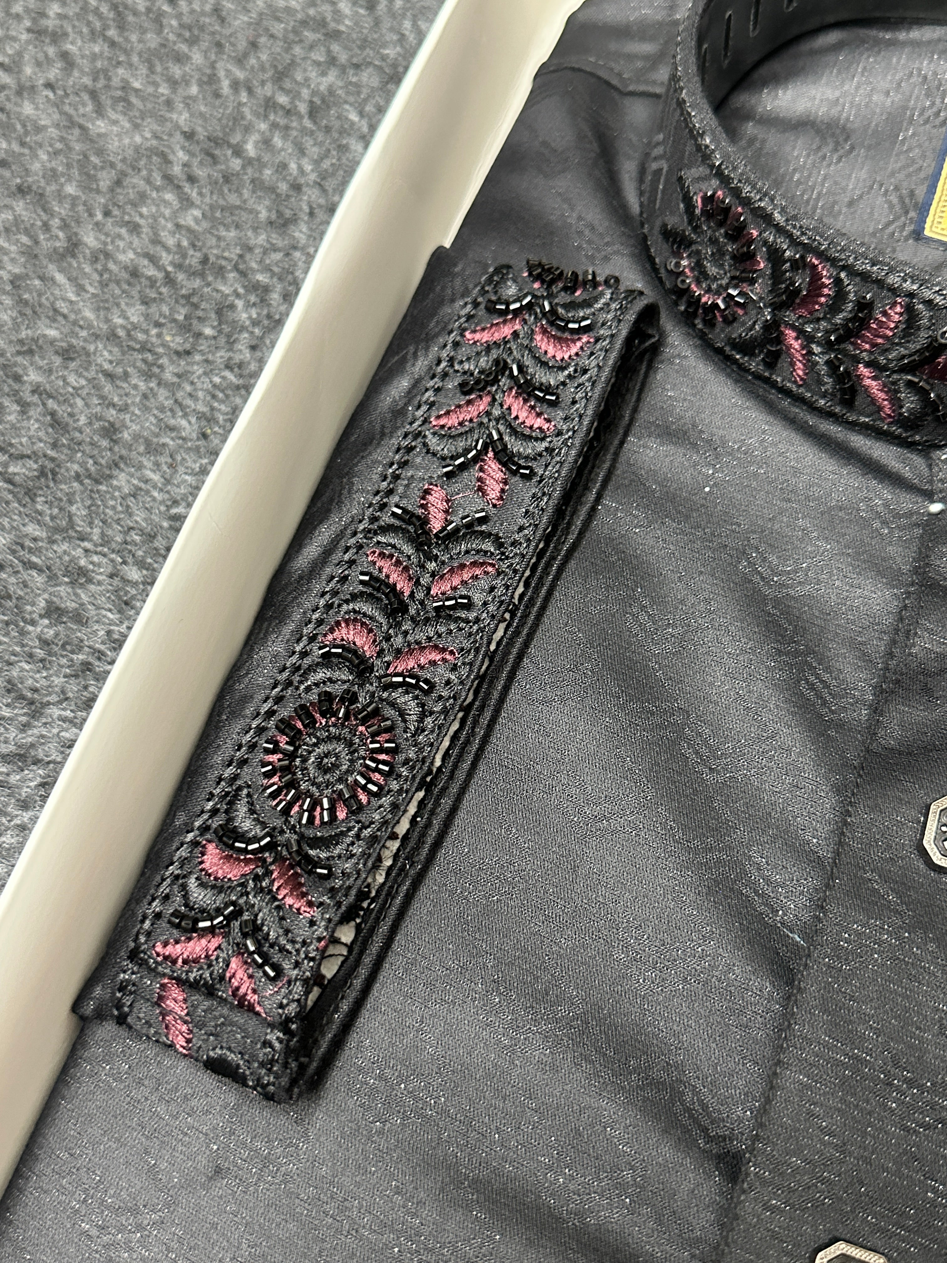 Karuchupi Panjabi ( Black color )