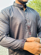 Karuchupi Panjabi ( Black color )