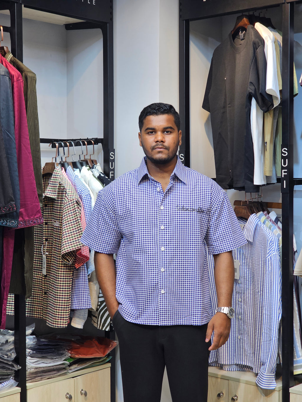 Boxy Fit Half Shirt