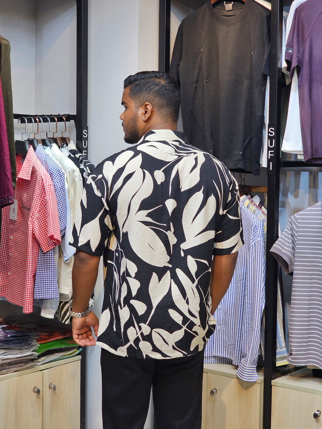 Boxy Fit Half Shirt