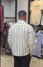 Cotton fabric boxy shirt