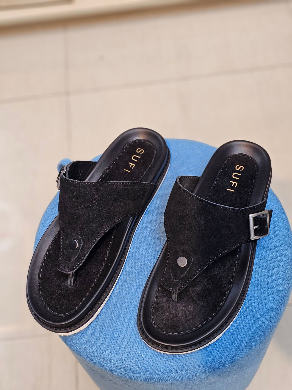 Premium suede leather sandal