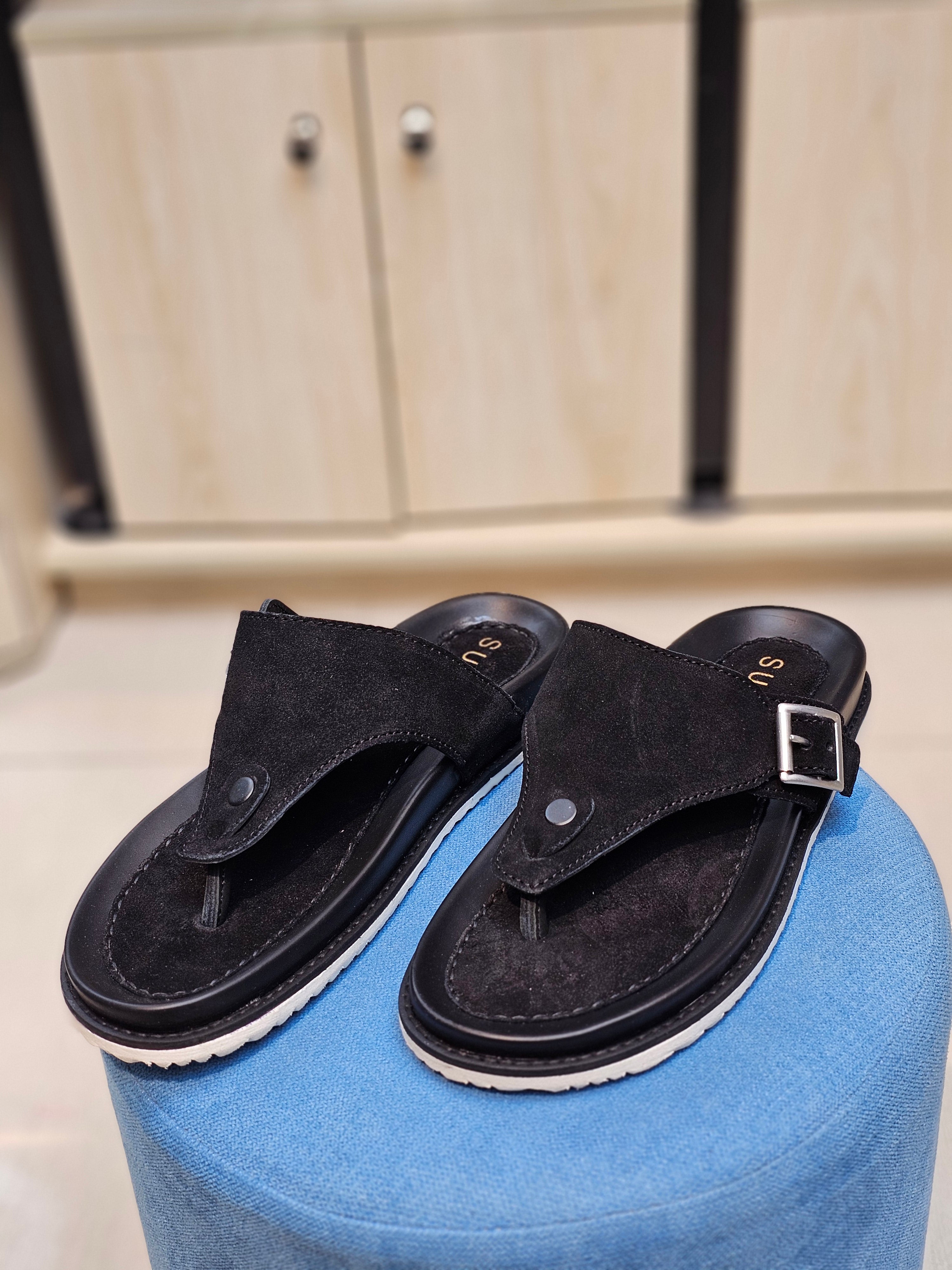 Premium suede leather sandal