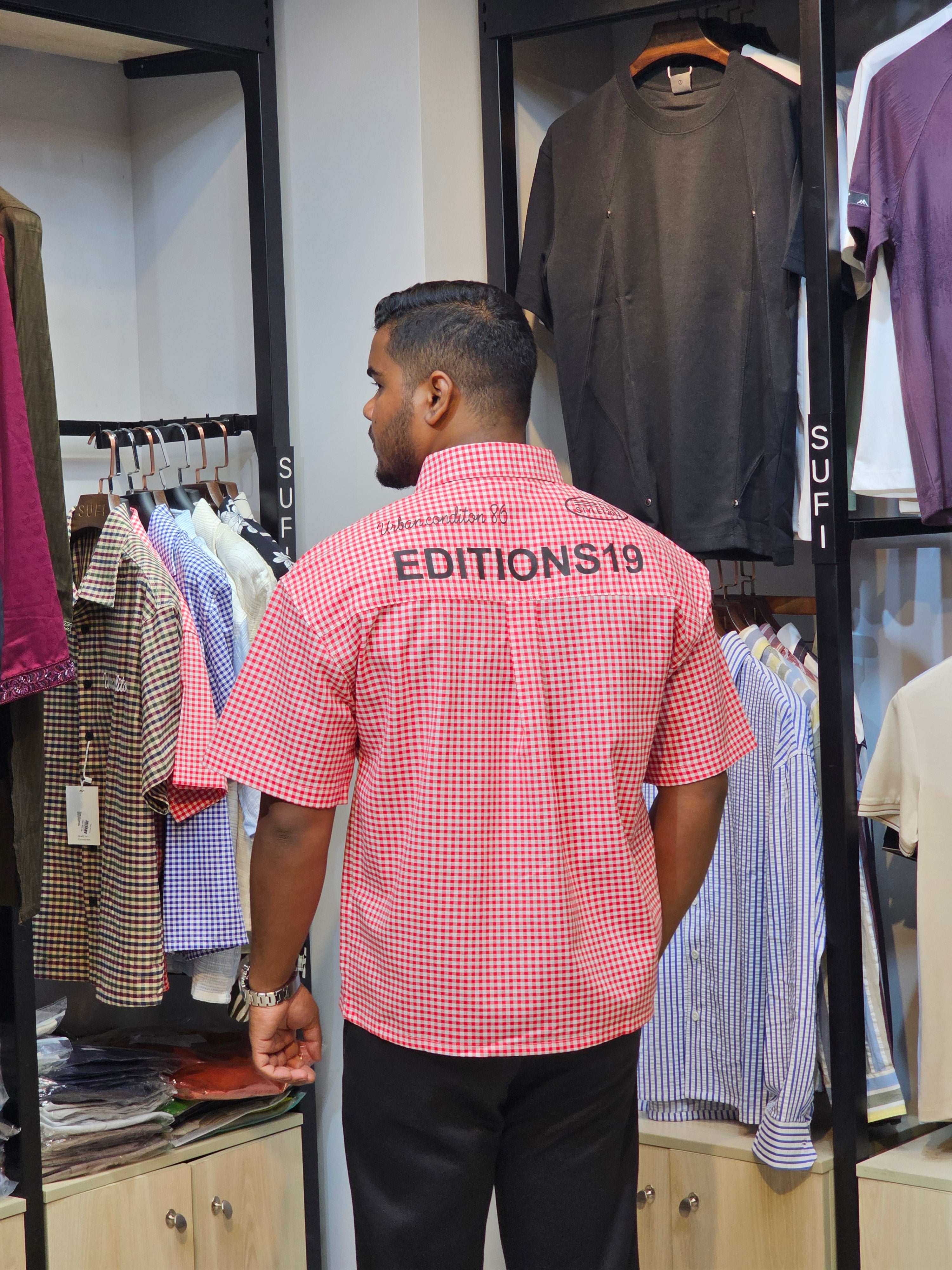 Boxy Fit Half Shirt