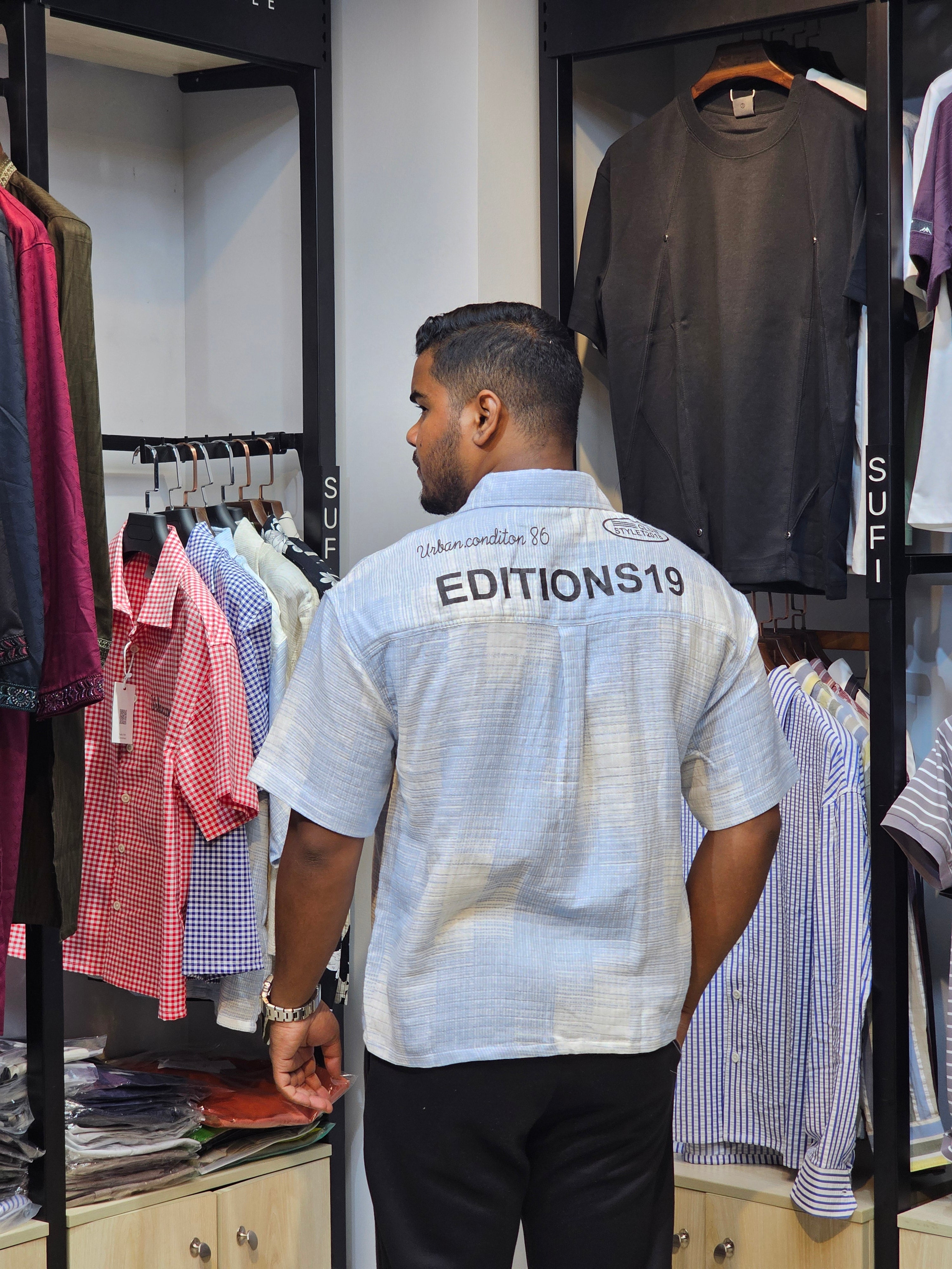 Boxy Fit Half Shirt