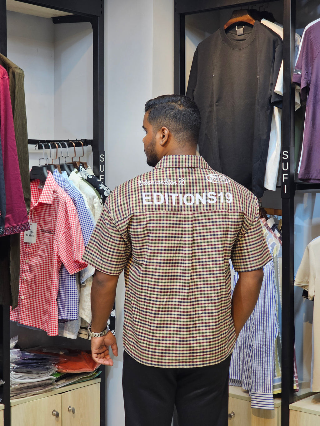 Boxy Fit Half Shirt