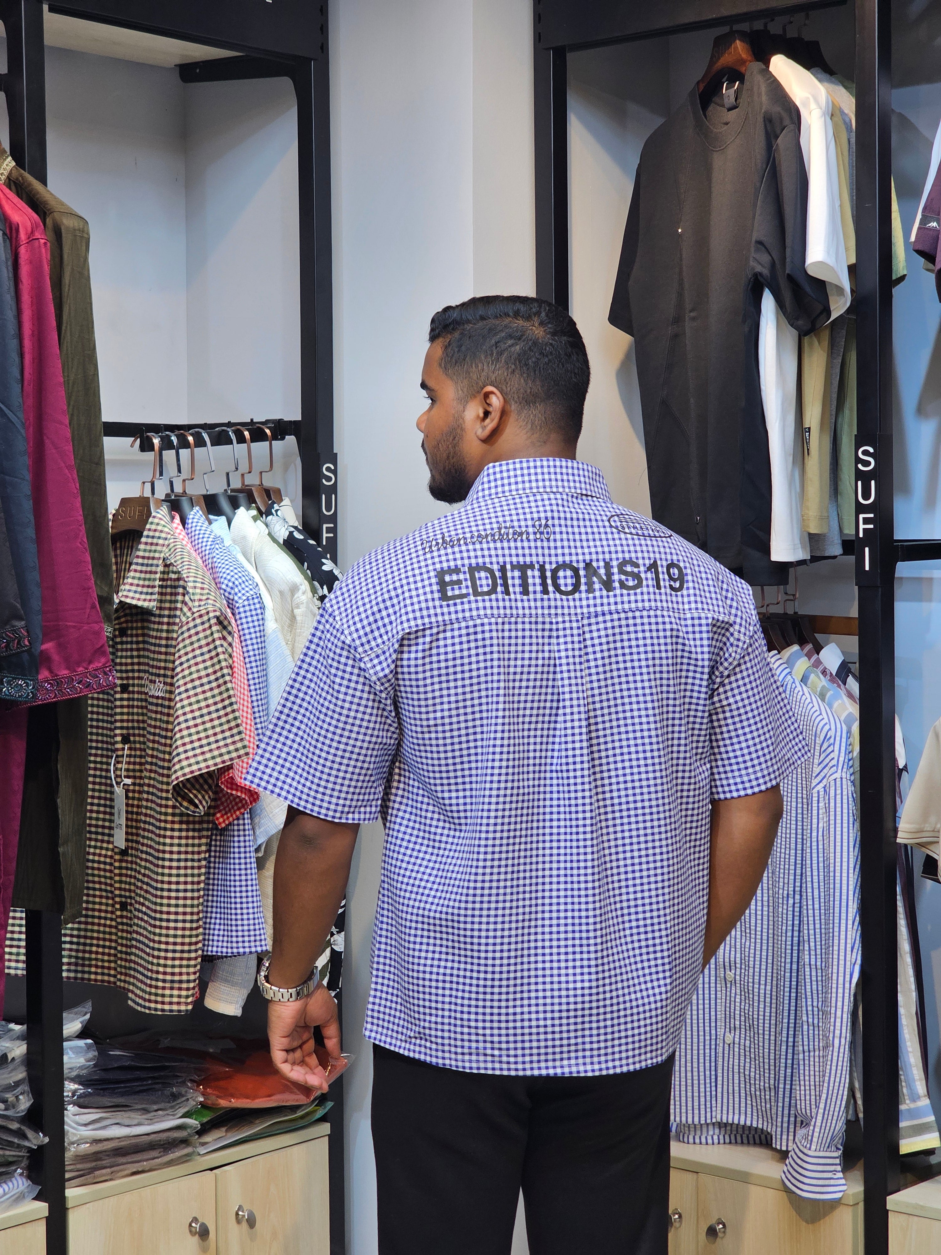 Boxy Fit Half Shirt
