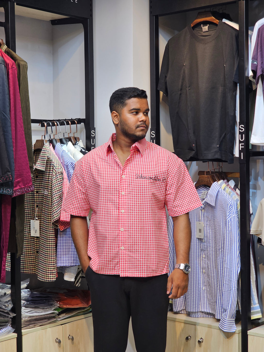 Boxy Fit Half Shirt