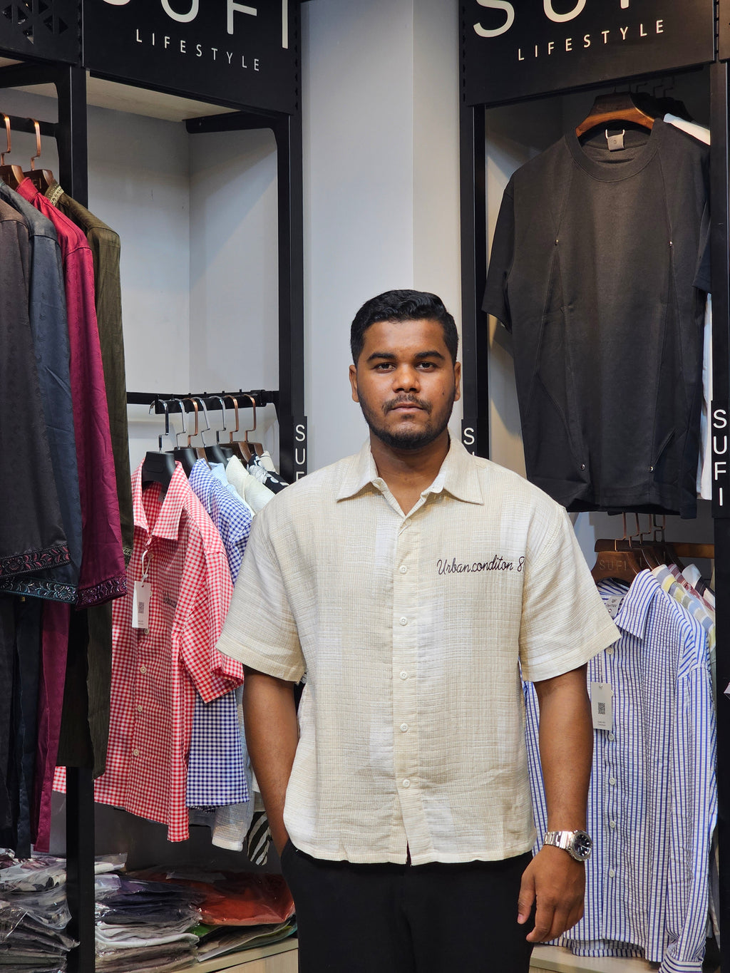 Boxy Fit Half Shirt