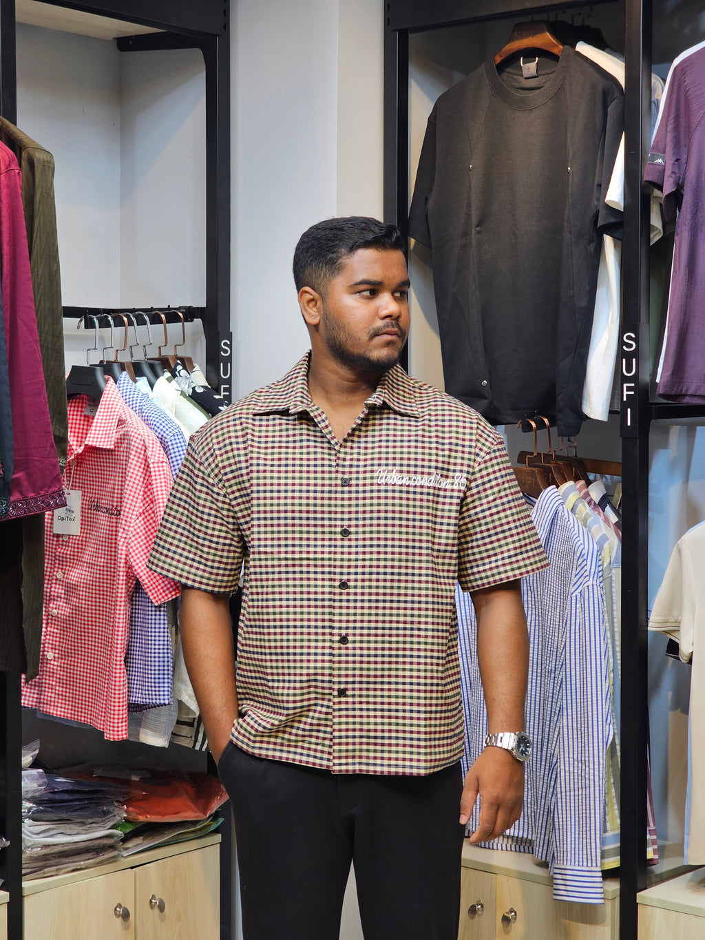 Boxy Fit Half Shirt